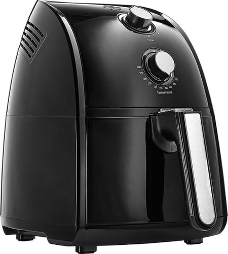Bella - 2.6 qt. Analog Air Fryer - Black