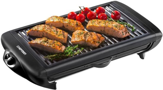 CHEFMAN - Indoor Electric Grill - Black